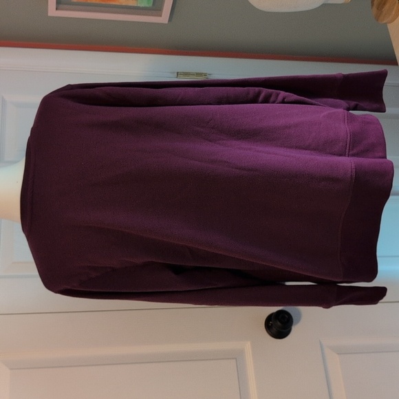 Tek Gear Women's Maroon Ultrasoft Fleece Sweatshirt NWT - Picture 5 of 6